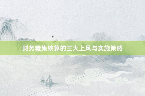 财务辘集核算的三大上风与实施策略