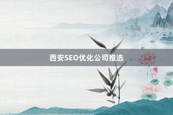 西安SEO优化公司推选